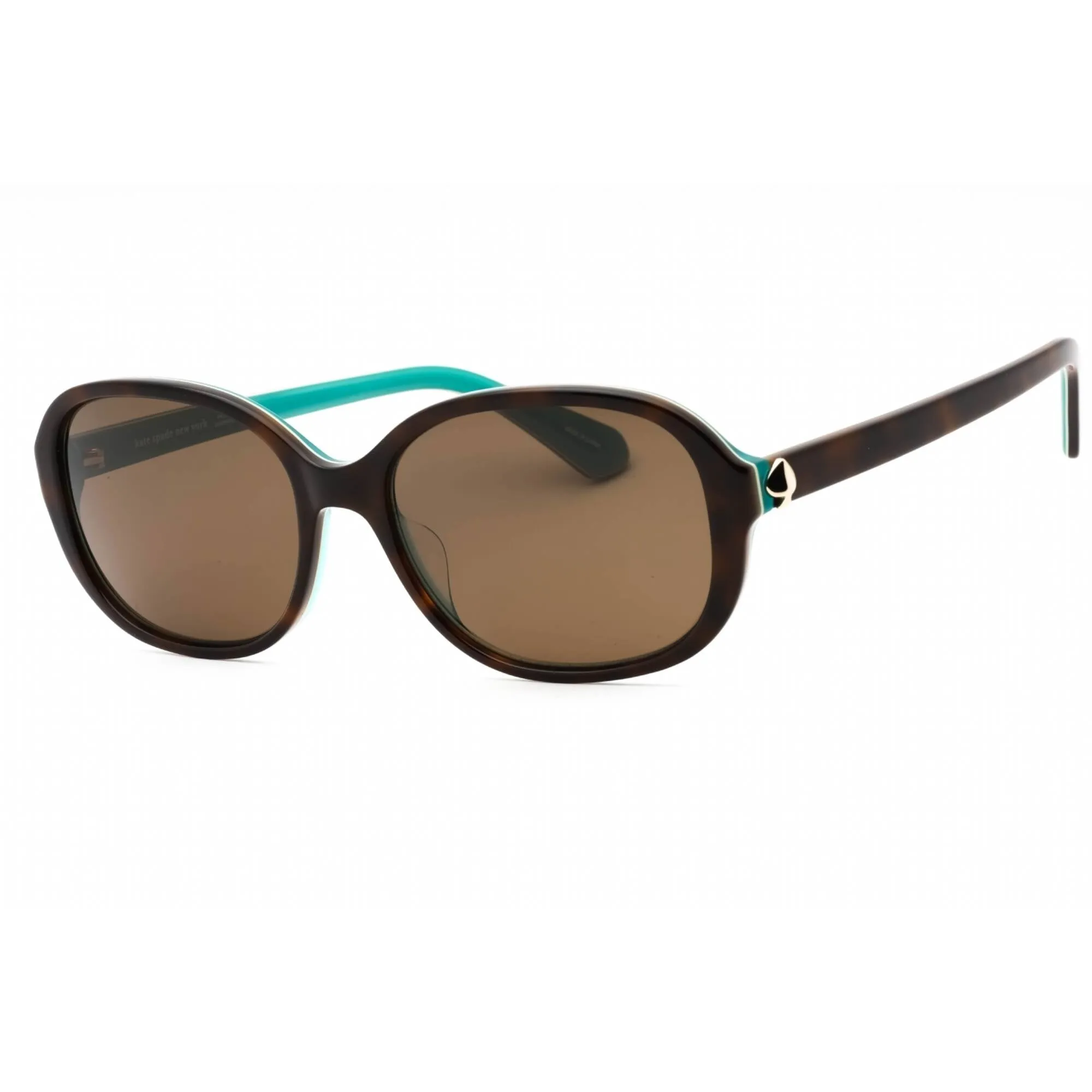 Kate Spade Women's Sunglasses - Havana Turquoise Oval Frame | IZABELLA/G/S 0FZL SP