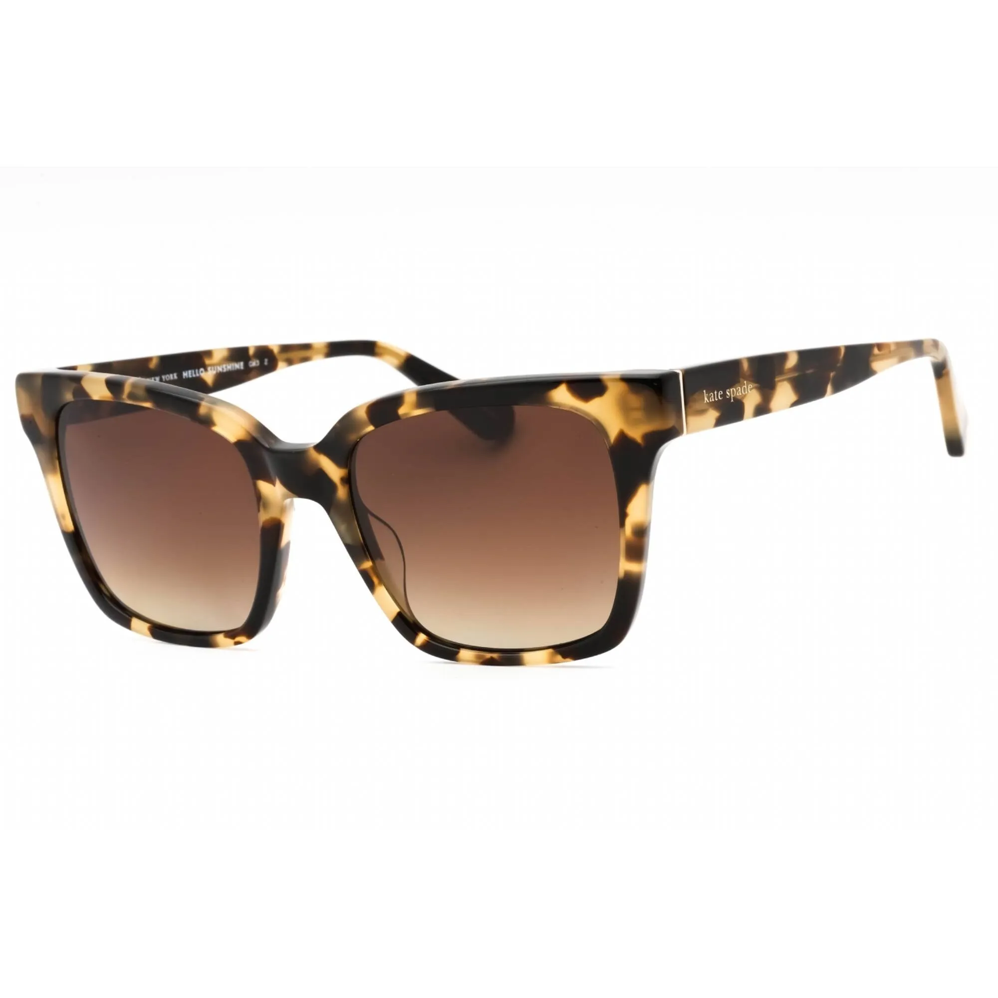 Kate Spade Women's Sunglasses - Light Havana Cat Eye Frame | HARLOW/G/S 0SX7 LA