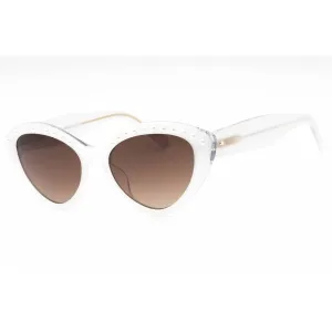 Kate Spade Women's Sunglasses - White Plastic Cat Eye Frame | JUNI/G/S PEARL 0VK6 HA