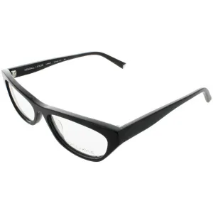 Kendall   Kylie Women's Eyeglasses - Black Acetate Frame Demo Lens | KKO163G FARRAH 1