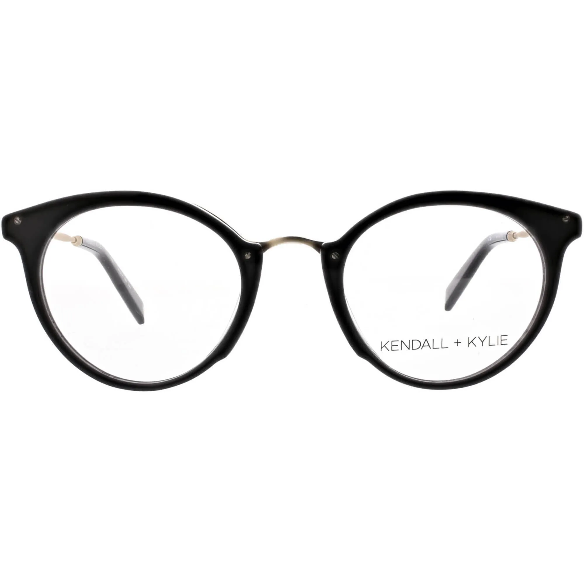 Kendall   Kylie Women's Eyeglasses - Black Cat Eye Frame Demo Lens | KKO111 RAE 1
