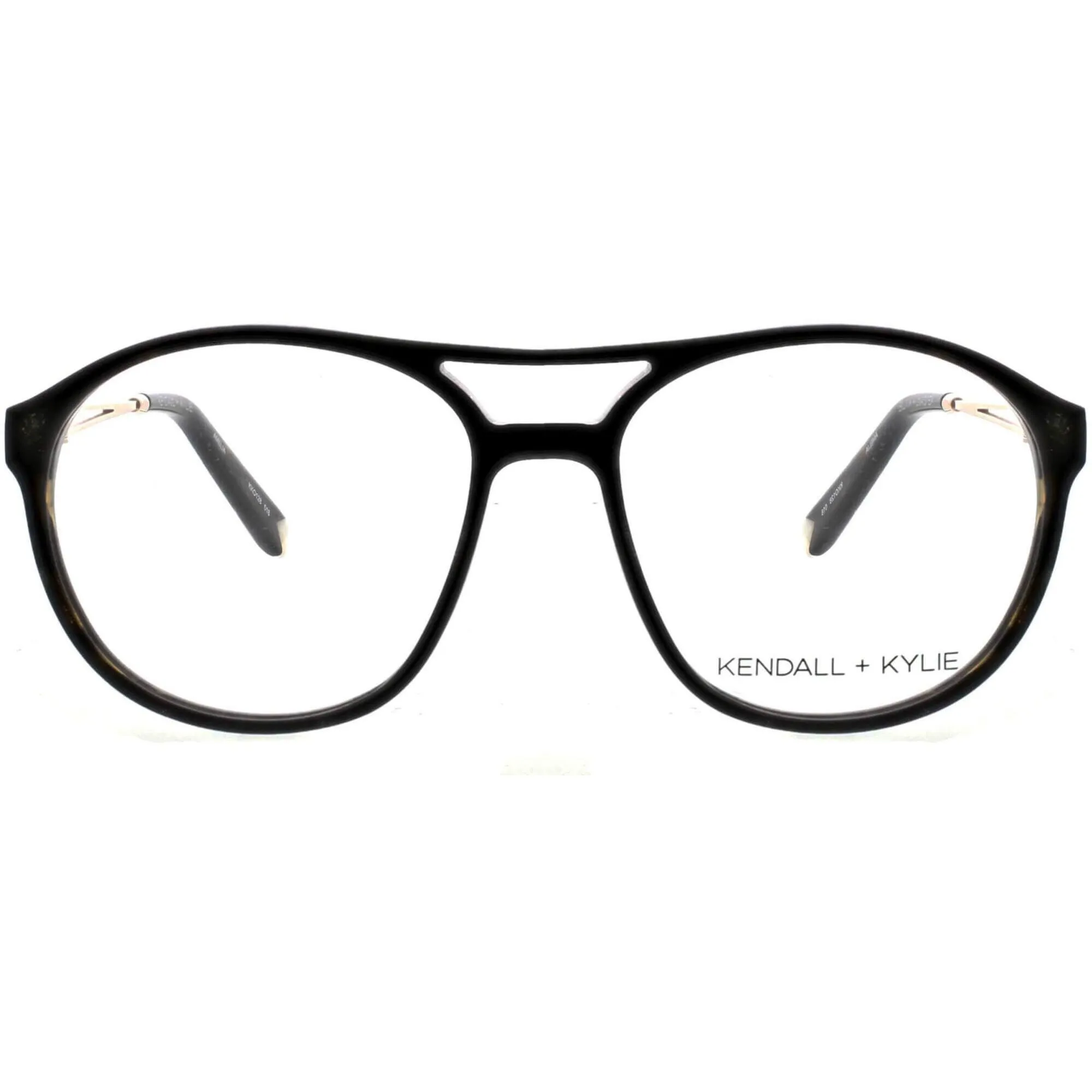 Kendall   Kylie Women's Eyeglasses - Black Tort Frame Demo Lens | KKO128 AMELIA 18