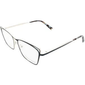 Kendall   Kylie Women's Eyeglasses - Blue Metal Cat Eye Frame Demo Lens | KKO181G 412