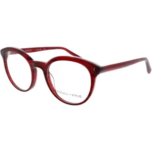 Kendall   Kylie Women's Eyeglasses - Burgundy Frame Demo Lens | KKO103 ARIANNA 605