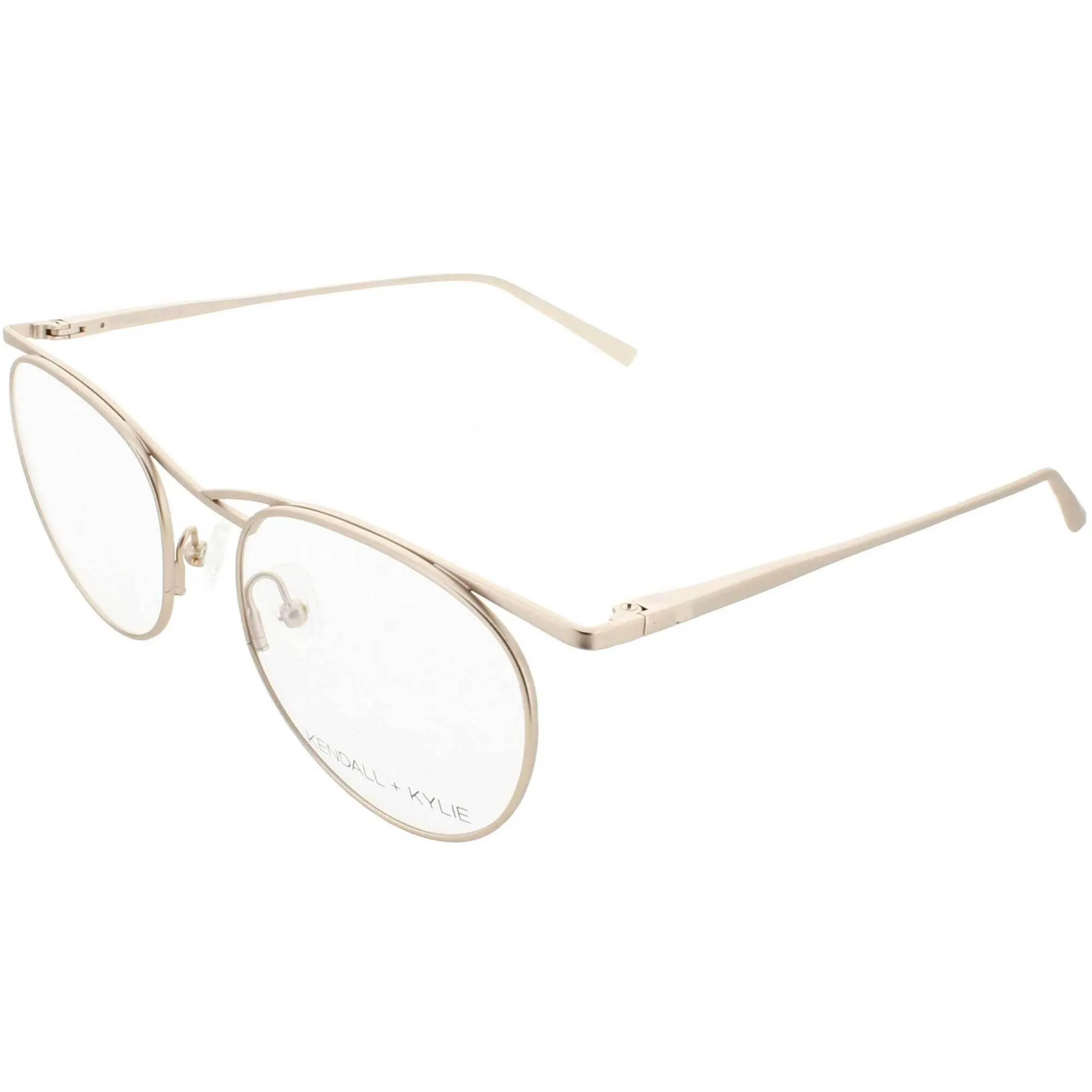 Kendall   Kylie Women's Eyeglasses - Gold Metal Frame Demo Lens | KKO194G ALI 710