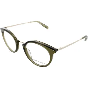 Kendall   Kylie Women's Eyeglasses - Green Cat Eye Frame Demo Lens | KKO111G RAE 301