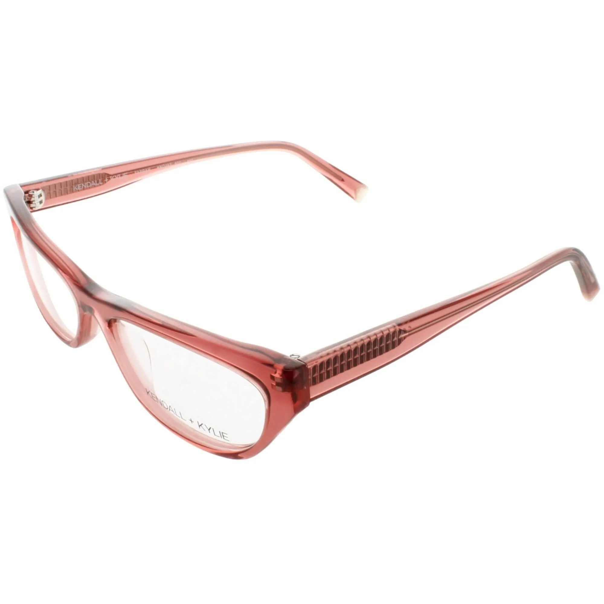 Kendall   Kylie Women's Eyeglasses - Rose Gold Frame Demo Lens | KKO163 FARRAH 601