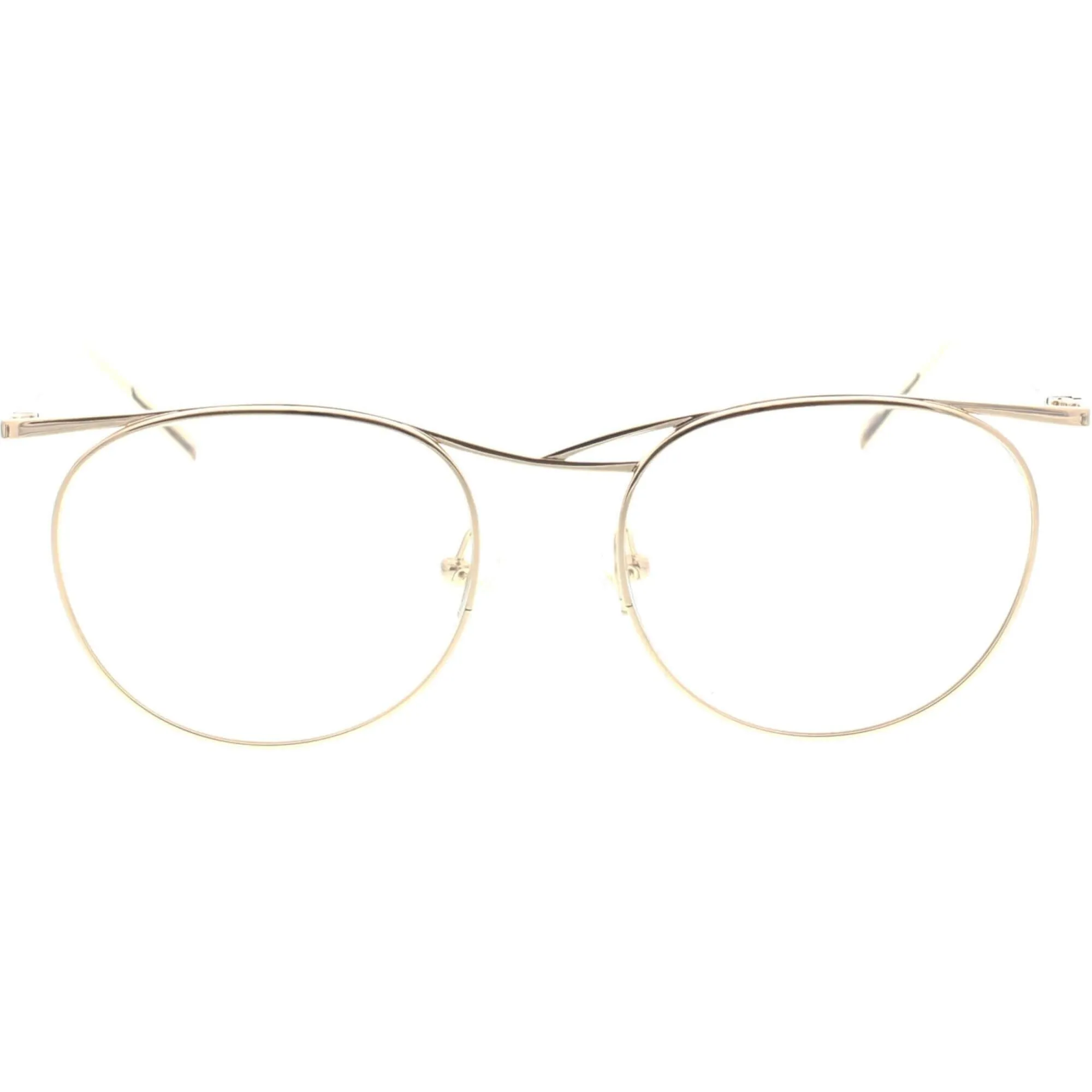 Kendall   Kylie Women's Eyeglasses - Shiny Gold Metal Frame Demo Lens | KKO194 ALI 719