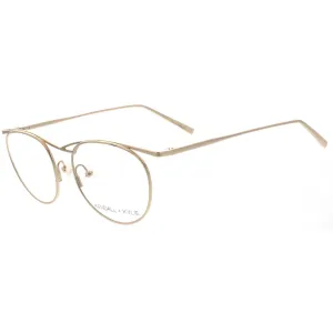 Kendall   Kylie Women's Eyeglasses - Shiny Gold Metal Frame Demo Lens | KKO194 ALI 719