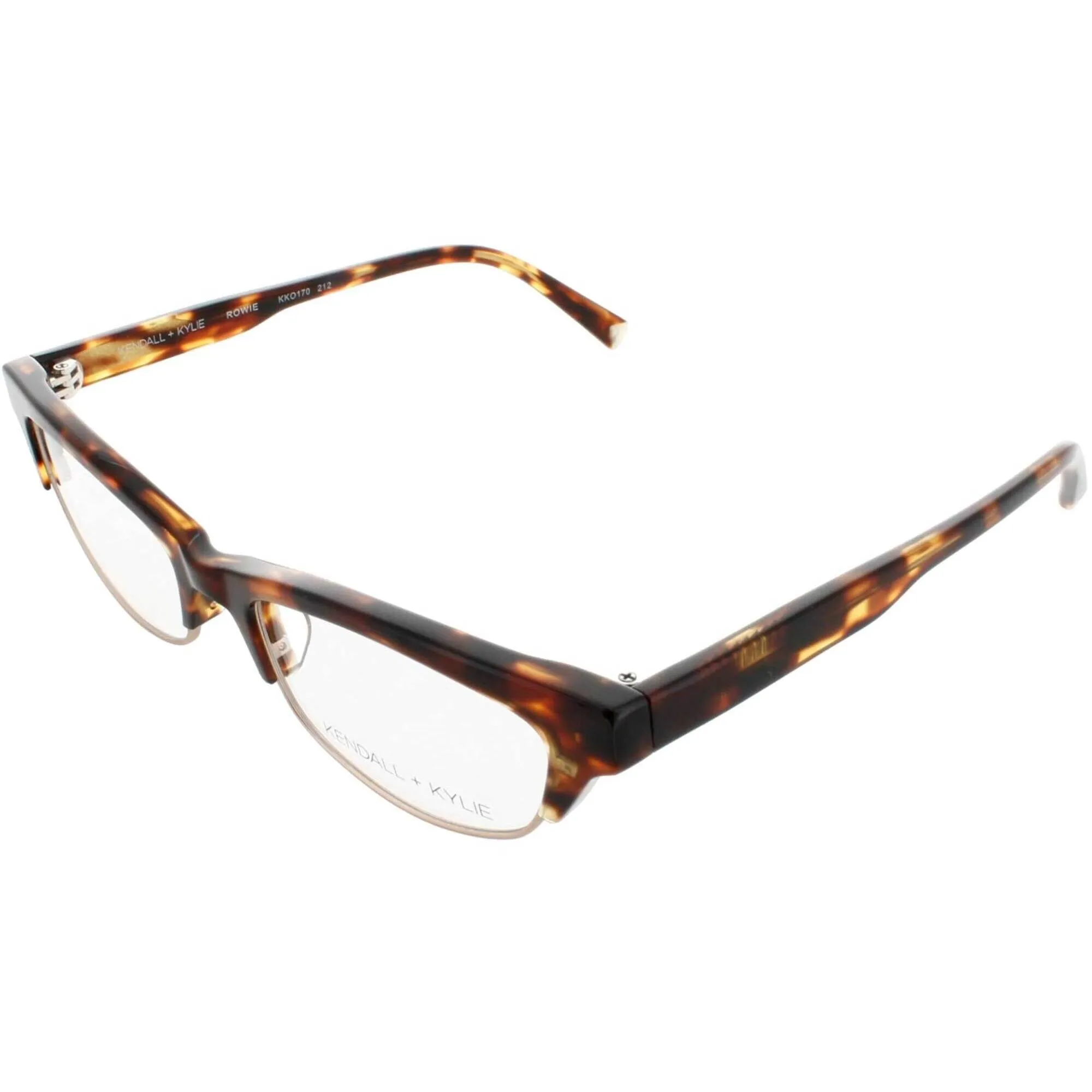 Kendall   Kylie Women's Eyeglasses - Tortoise Cat Eye Shape Frame | KKO170 ROWIE 212