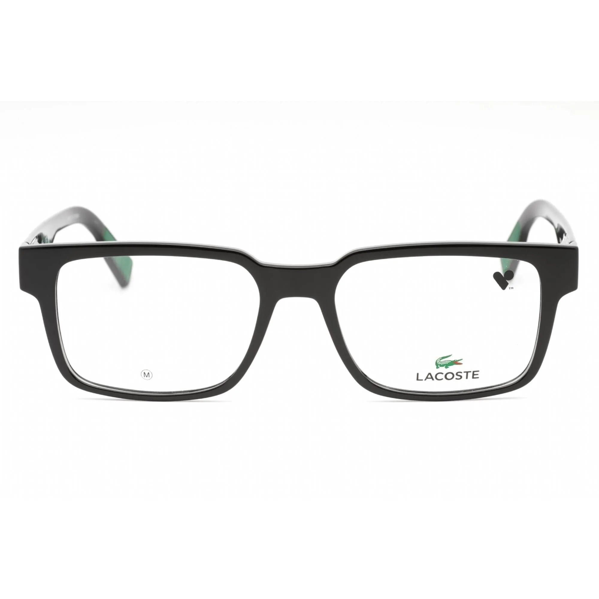 Lacoste Men's Eyeglasses - Black Plastic Rectangular Shape Full Rim Frame | L2928 001