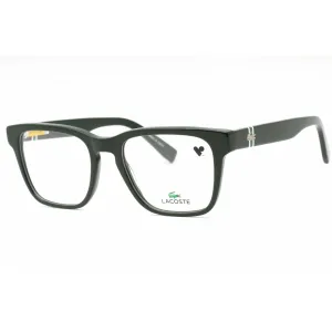 Lacoste Men's Eyeglasses - Dark Green Plastic Square Shape Full Rim Frame | L2932 318