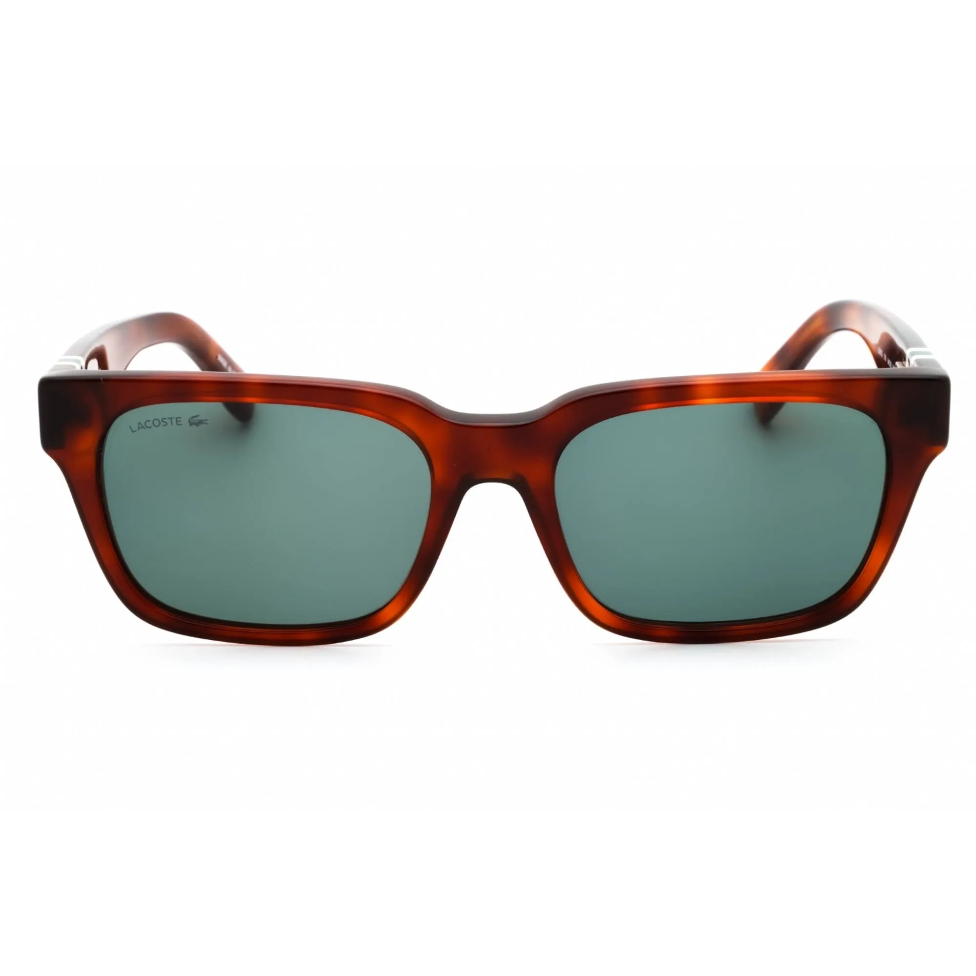 Lacoste Men's Sunglasses - Blonde Havana Acetate Square Full Rim Frame | L6007S 218