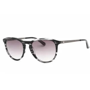 Lacoste Unisex Sunglasses - Grey Shaded Lens Grey Marble Round Frame | L708S 035