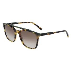 Lacoste Unisex Sunglasses - Havana Tokio Green Plastic Pilot Frame | LACOSTE L924S 220