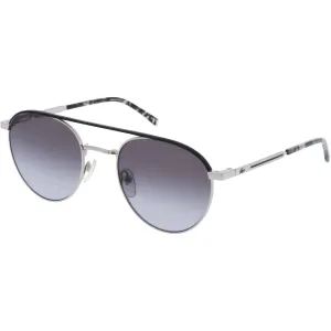 Lacoste Unisex Sunglasses - Light Grey Metal Full Rim Pilot Frame | LACOSTE L228S 038
