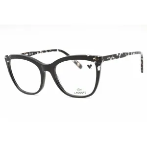 Lacoste Women's Eyeglasses - Black Plastic Cat Eye Shape Full Rim Frame | L2884 001