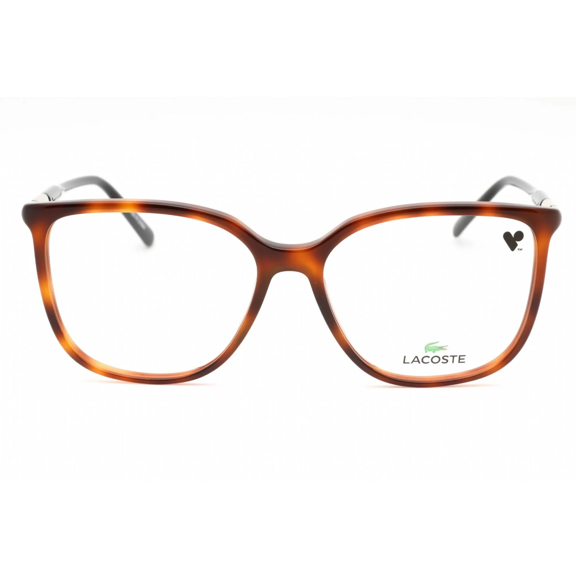Lacoste Women's Eyeglasses - Havana Plastic Cat Eye Shape Full Rim Frame | L2892 230