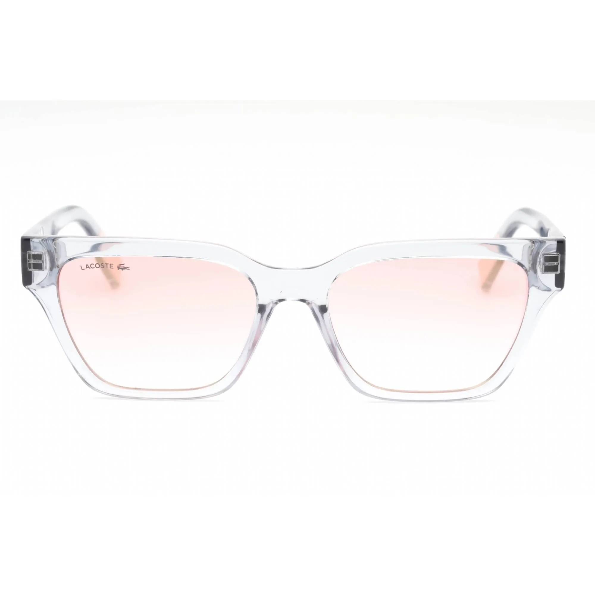 Lacoste Women's Sunglasses - Light Grey Injected Propionate Square Frame | L6002S 038