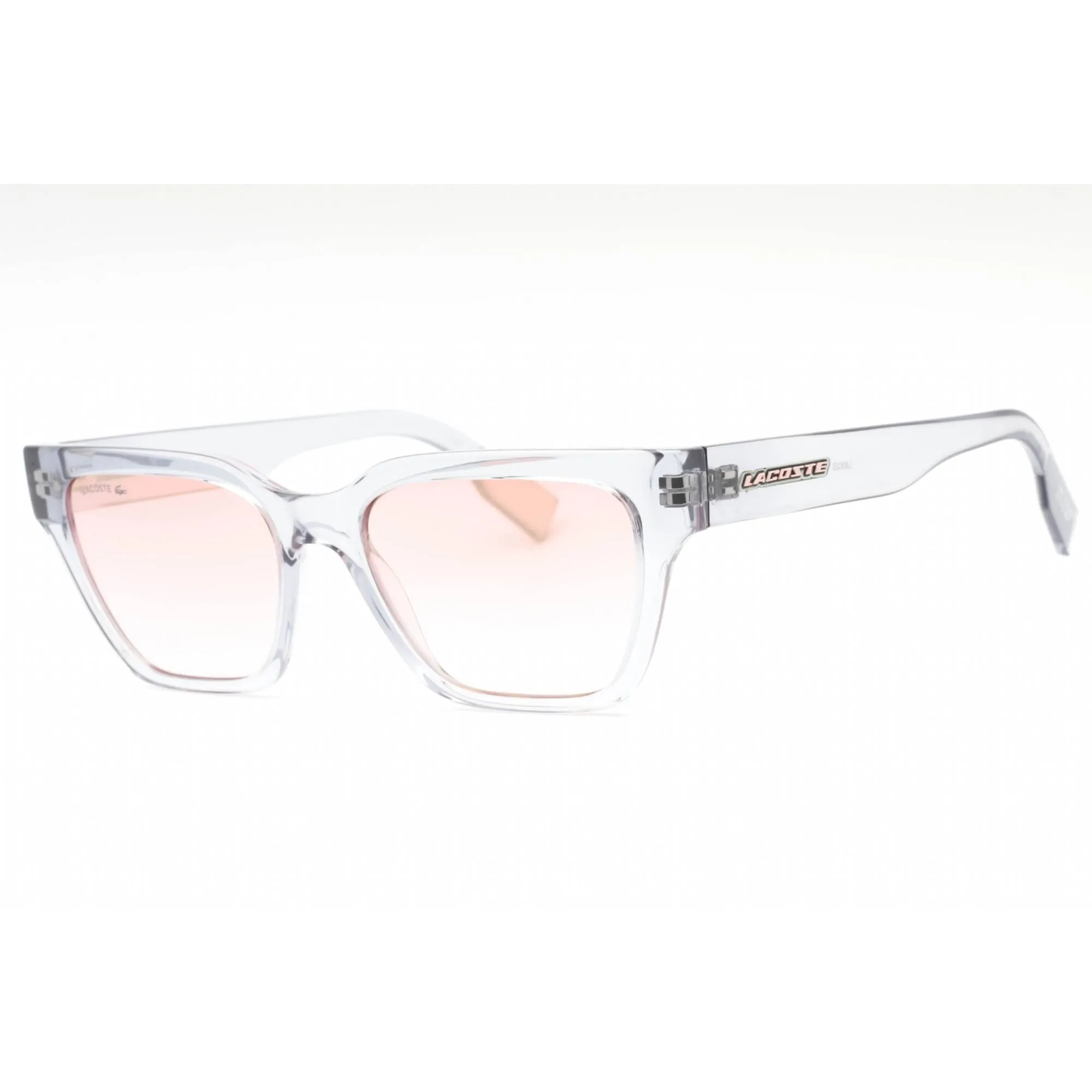 Lacoste Women's Sunglasses - Light Grey Injected Propionate Square Frame | L6002S 038