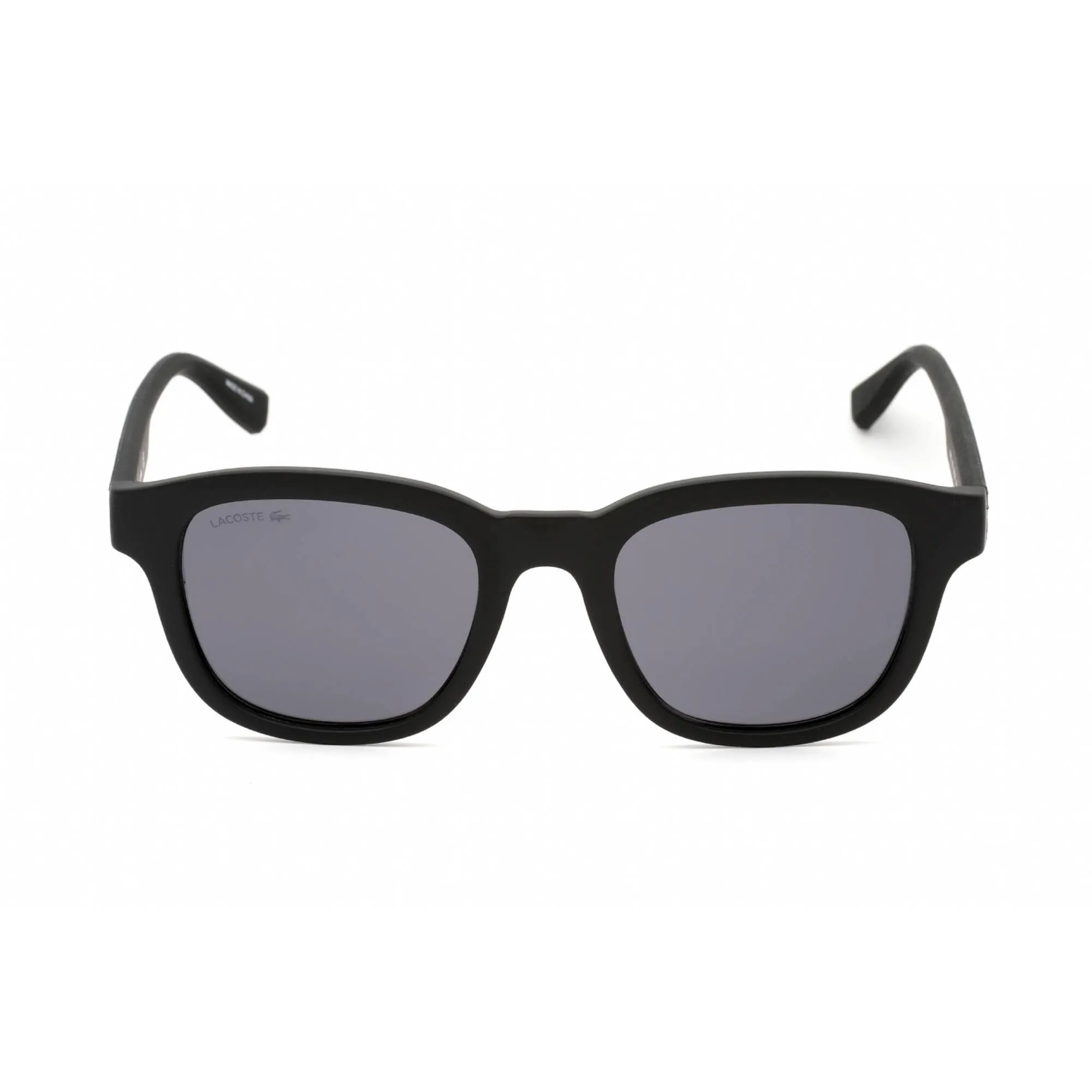 Lacoste Women's Sunglasses - Matte Black Rectangular Shape Frame Grey Lens | L966S 002