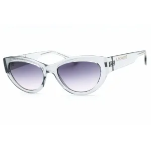Lacoste Women's Sunglasses - Transparent Grey Cat Eye Full Rim Frame | L6013S 035