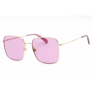 Levi's Women's Sunglasses - Rose Gold Metal Square Shape Frame | LV 1007/S 0000 13