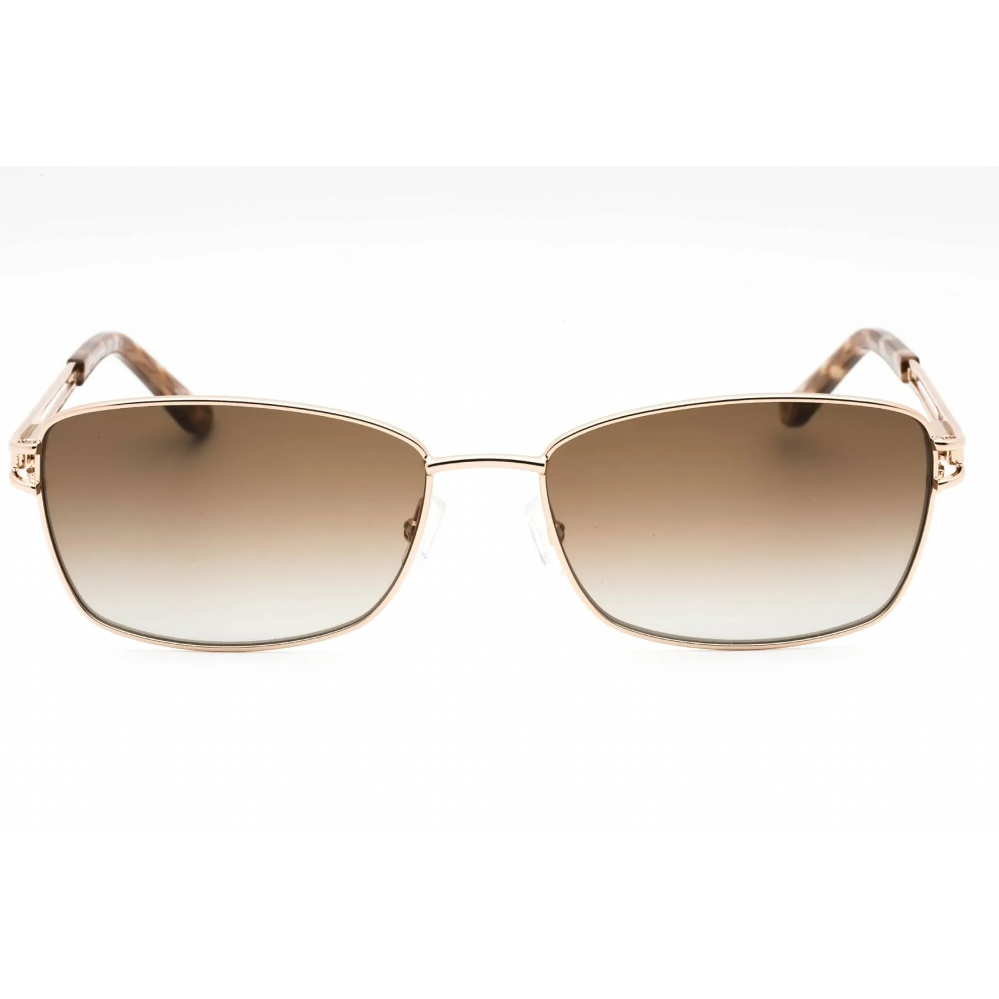 Liz Claiborne Women's Sunglasses - Light Gold Metal Full Rim Frame | L 583/S 03YG HA
