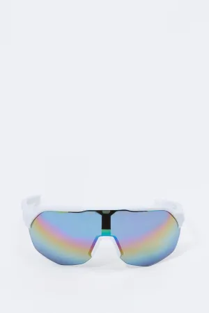 Lunettes de soleil avec verres courbés