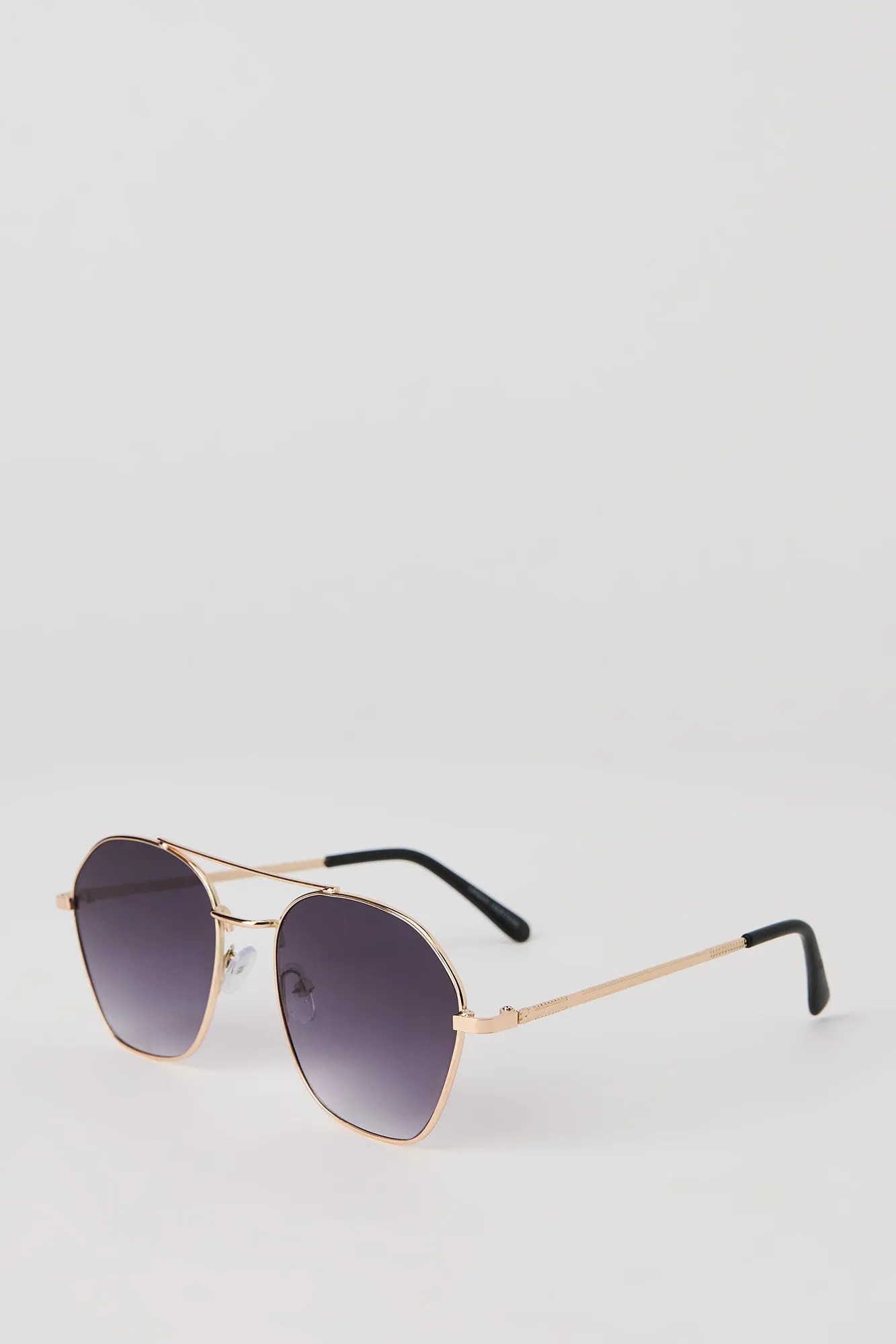 Lunettes de soleil aviateur rondes