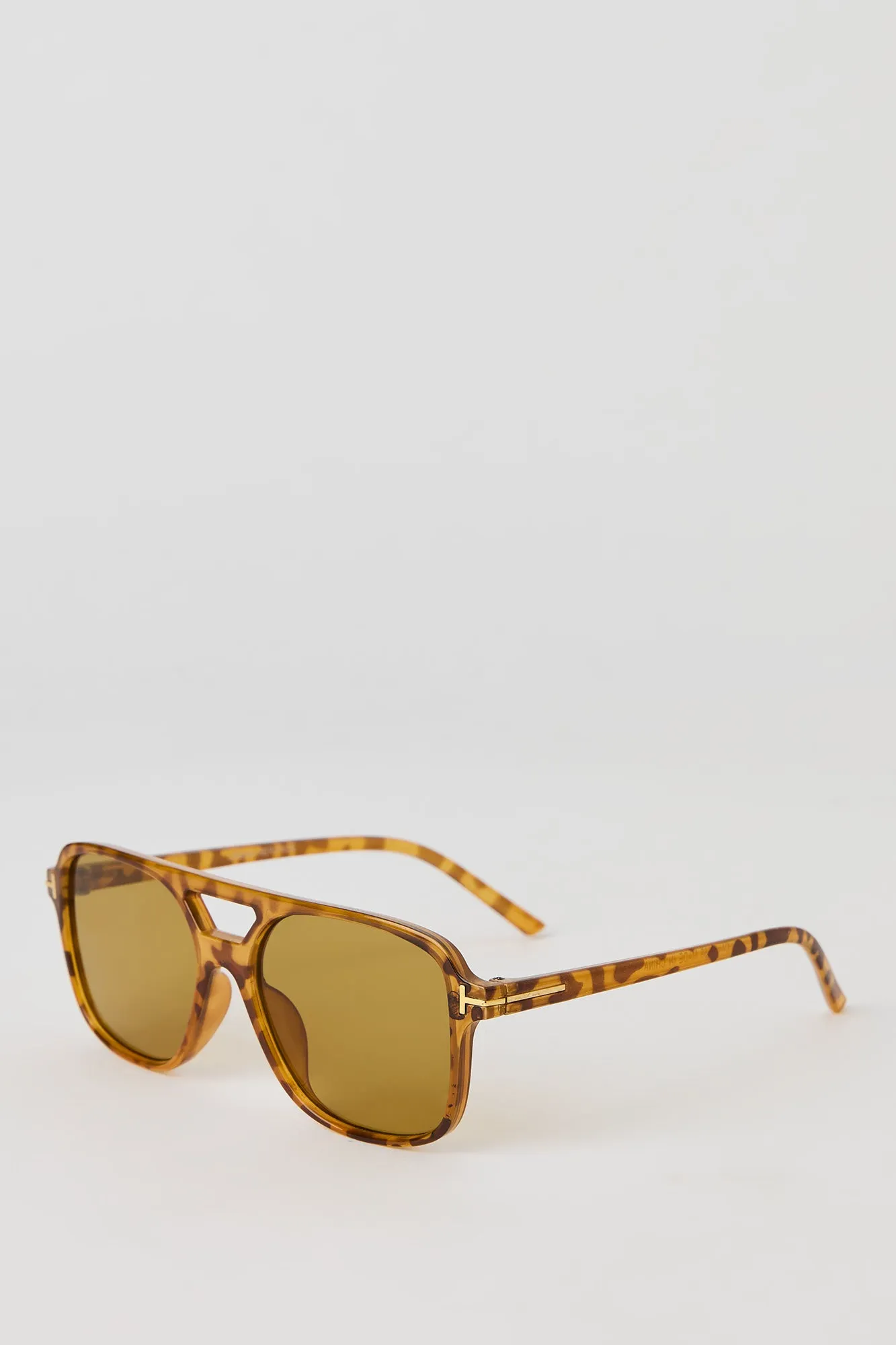 Lunettes de soleil aviateur transparentes