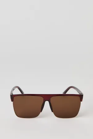 Lunettes de soleil carrées rétro