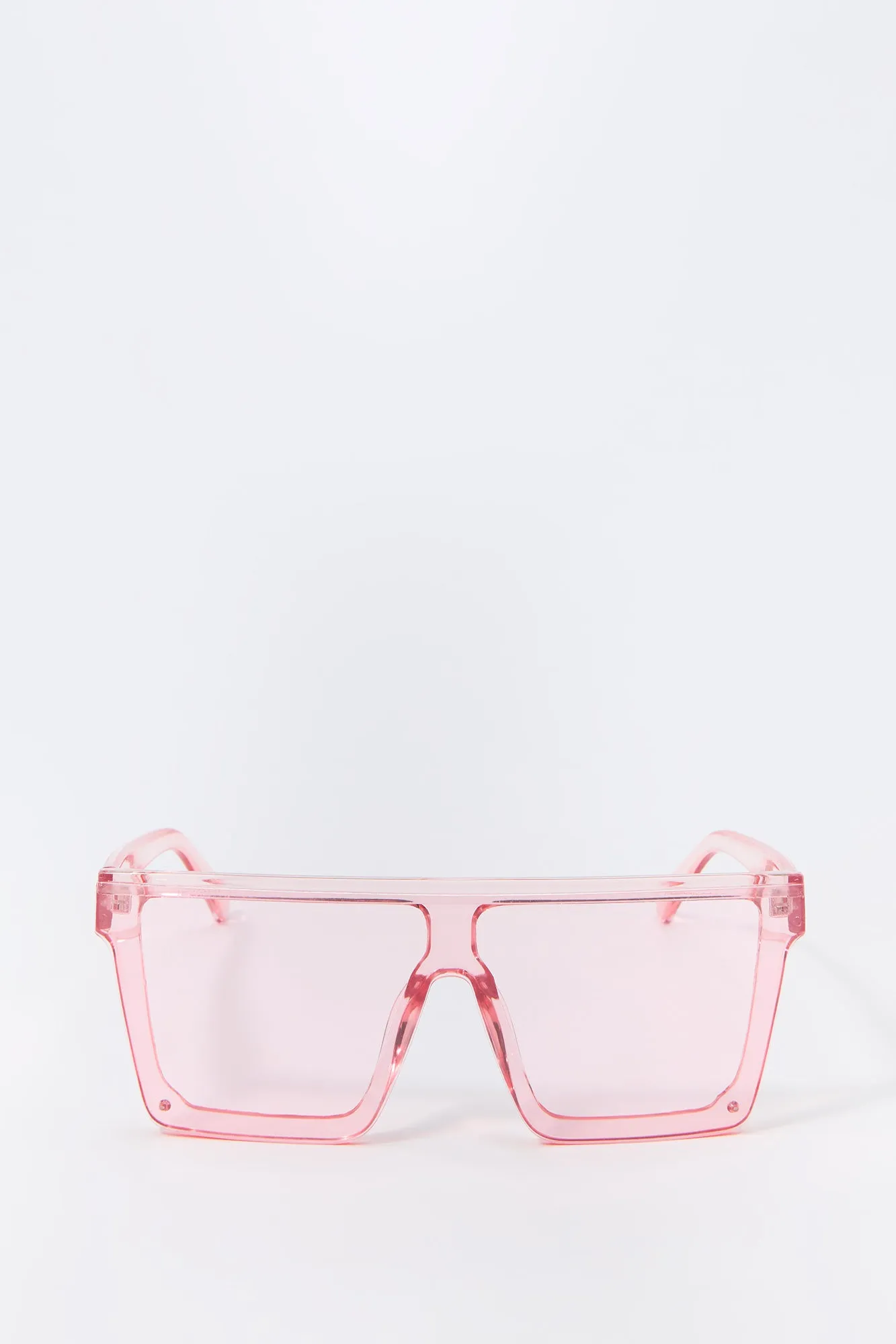 Lunettes de soleil carrées surdimensionnées à imprimé Playboy