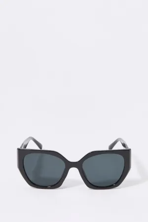 Lunettes de soleil oeil de chat géométriques