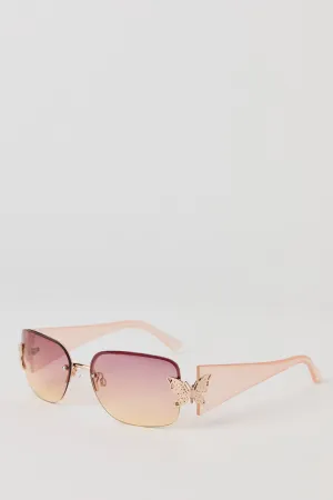 Lunettes de soleil Papillon sans monture