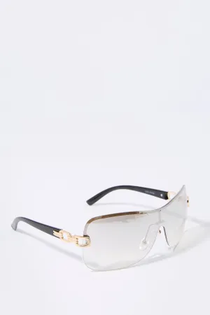 Lunettes de soleil sans monture