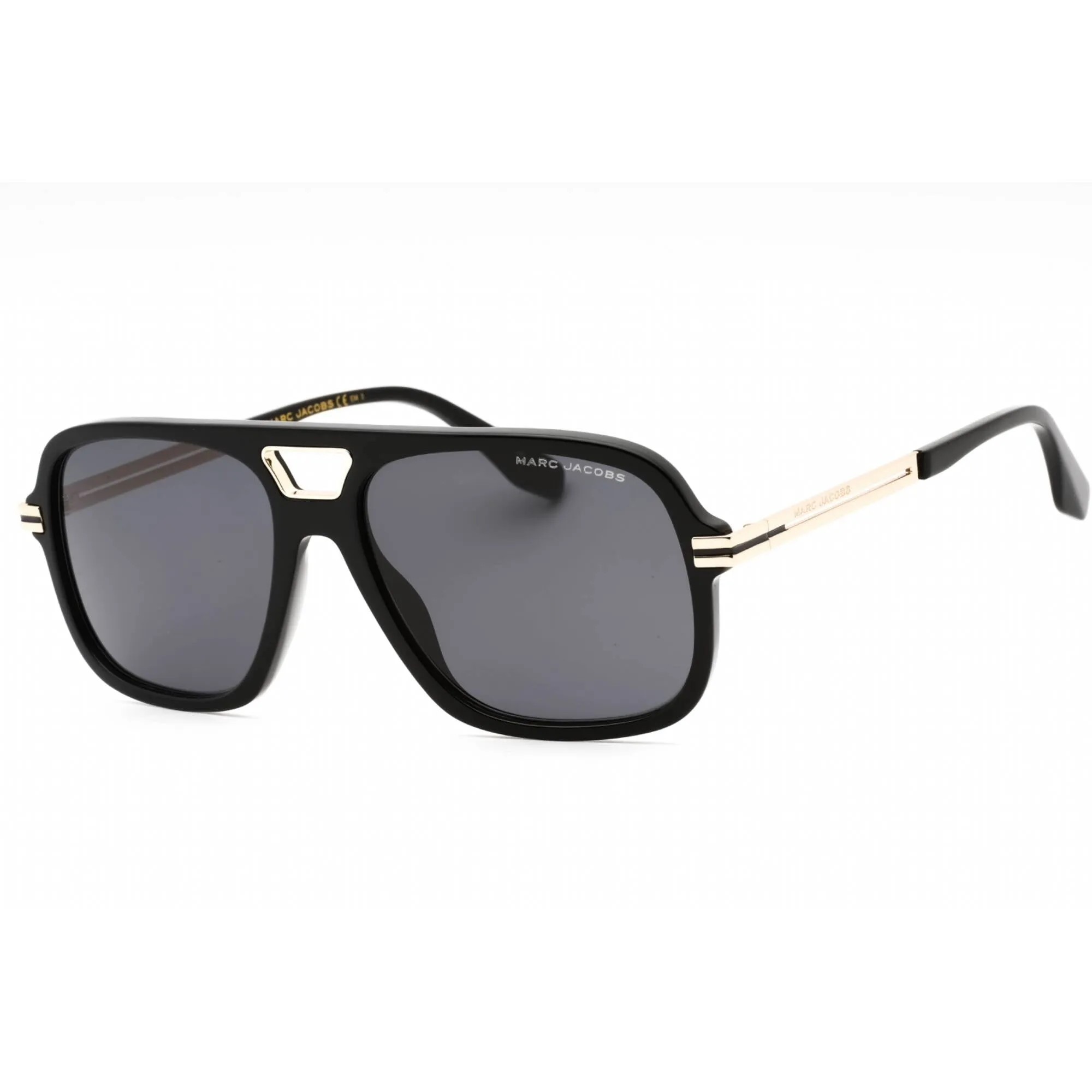Marc Jacobs Men's Sunglasses - Black Gold Navigator Full Rim | MARC 415/S 02M2 IR