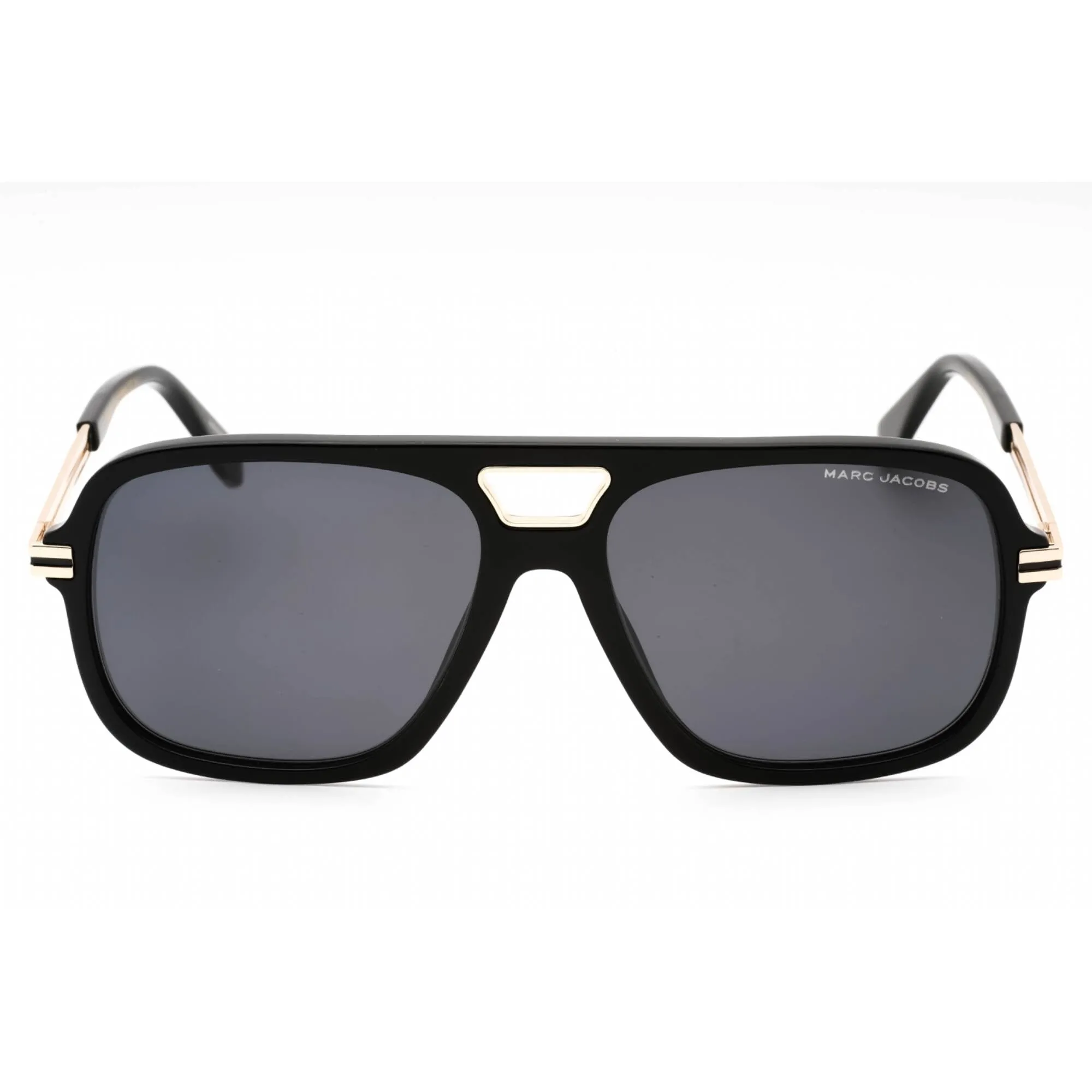 Marc Jacobs Men's Sunglasses - Black Gold Navigator Full Rim | MARC 415/S 02M2 IR
