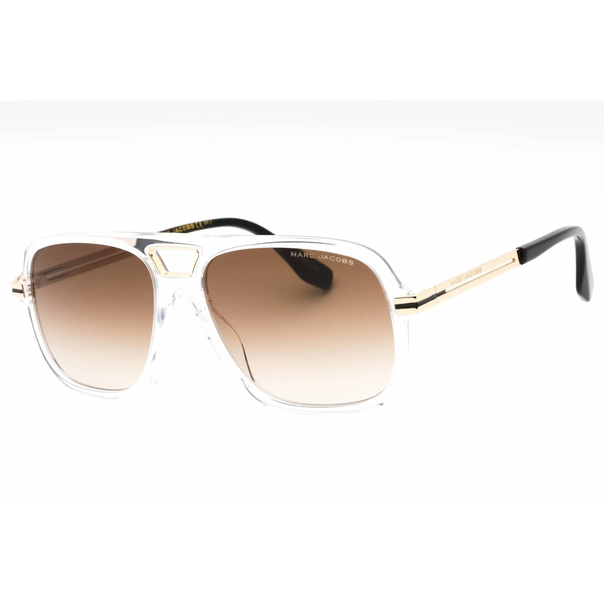 Marc Jacobs Men's Sunglasses - Crystal Black Plastic Square Frame | MARC 415/S 0MNG HA