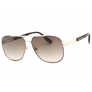 Marc Jacobs Men's Sunglasses Gold Brown Full Rim Aviator Frame | MARC 633/S 001Q HA