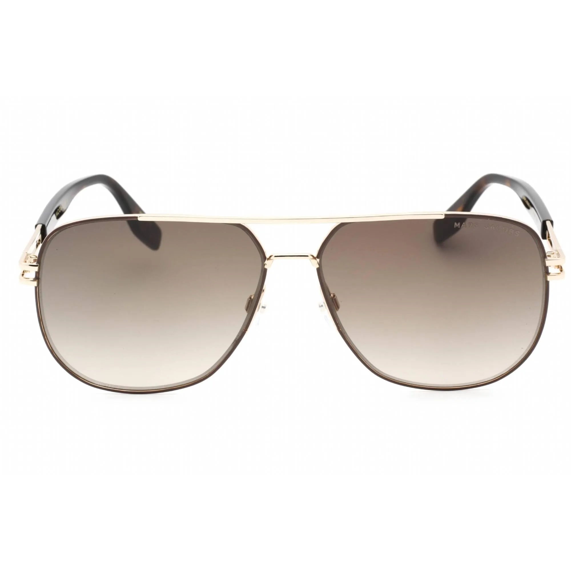 Marc Jacobs Men's Sunglasses Gold Brown Full Rim Aviator Frame | MARC 633/S 001Q HA