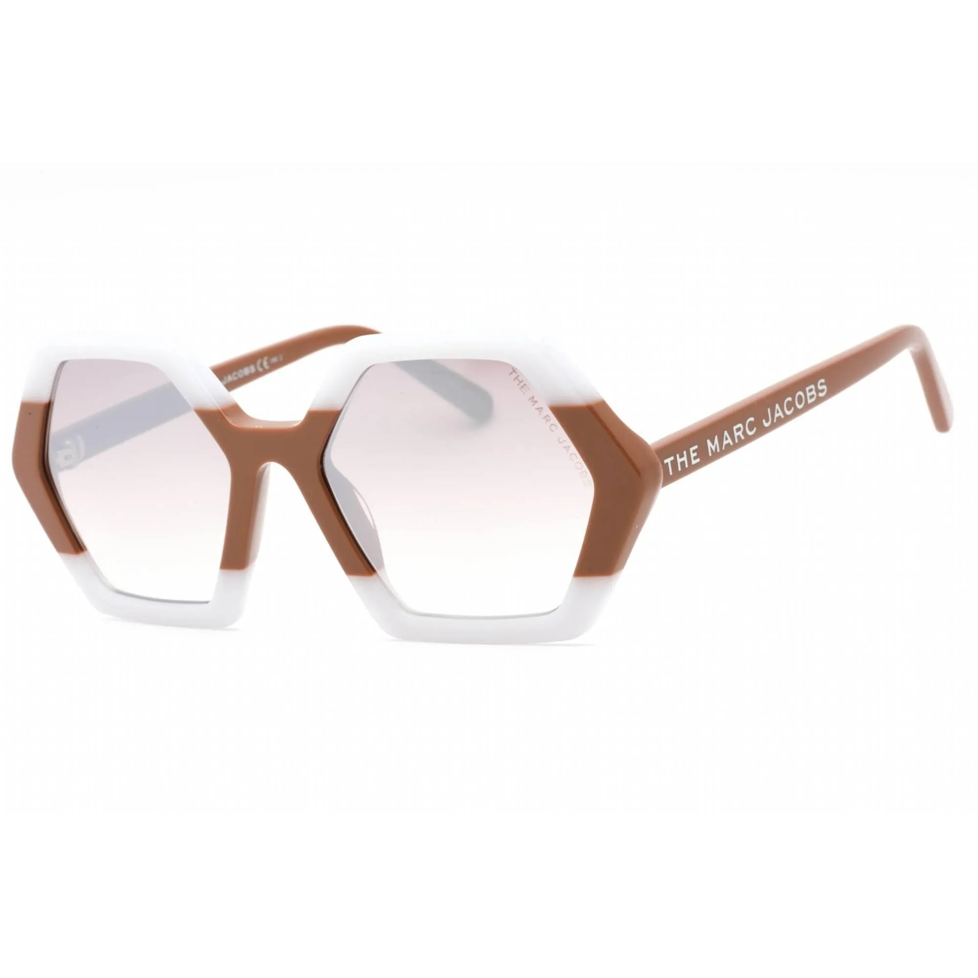 Marc Jacobs Women's Sunglasses - Full Rim Nude White Shield Frame | MARC 521/S 0BJS NQ