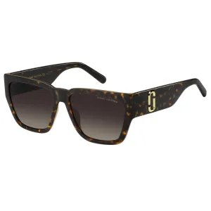Marc Jacobs Women's Sunglasses - Havana Acetate Full Rim Square | MARC 646/S 0086/HA