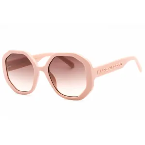 Marc Jacobs Women's Sunglasses Pink Plastic Full Rim Round Frame | MARC 659/S 035J HA