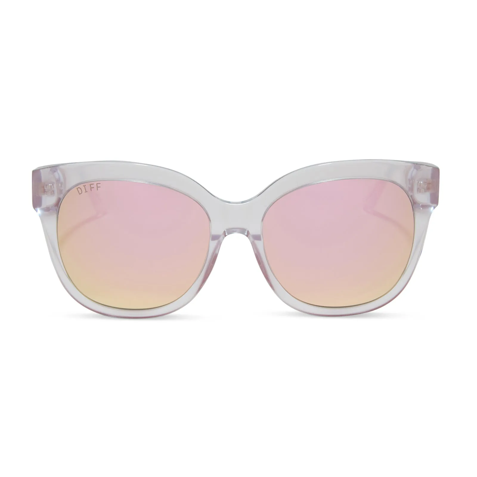 MAYA - OPALESCENT PINK   CHERRY BLOSSOM MIRROR SUNGLASSES