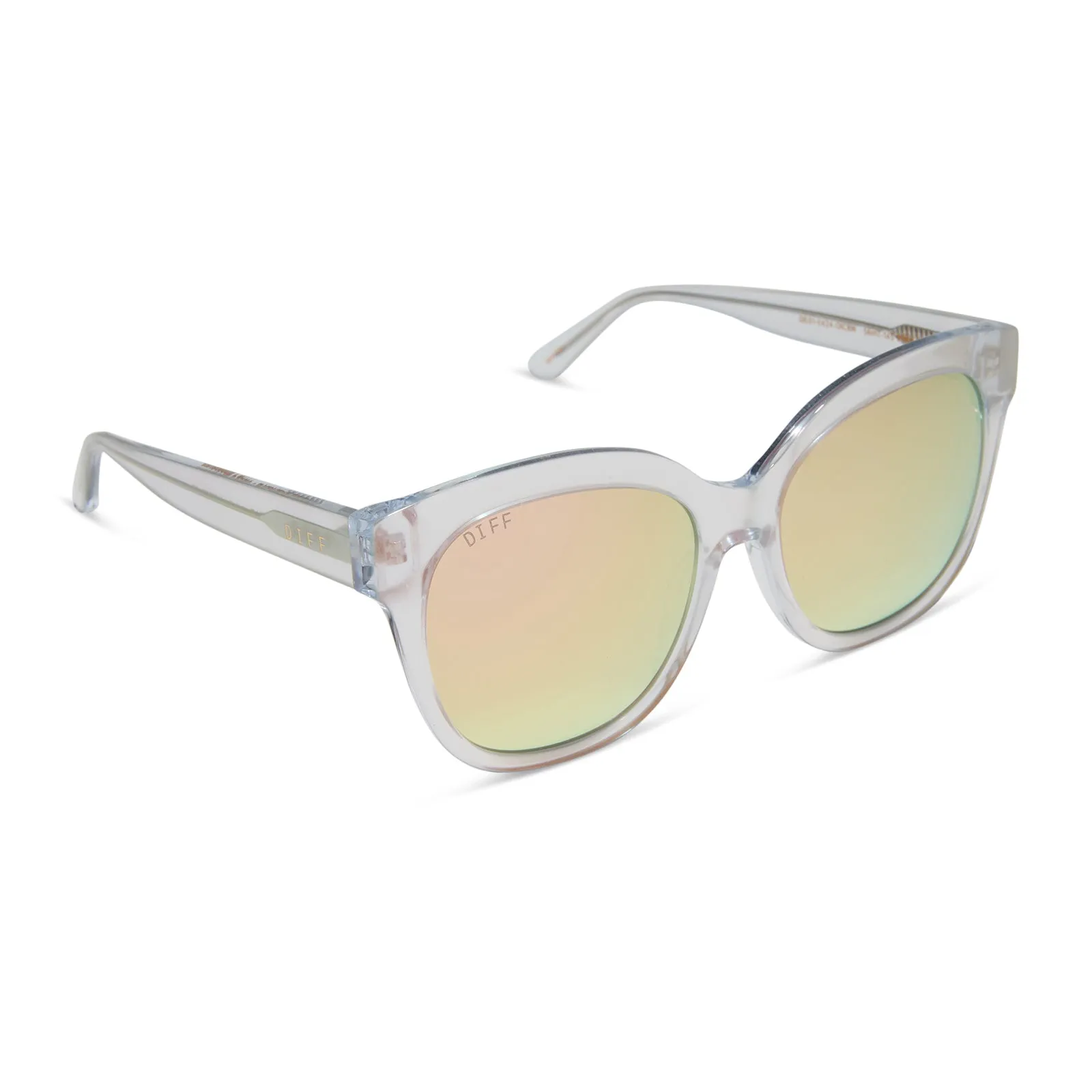 MAYA - OPALESCENT PINK   CHERRY BLOSSOM MIRROR SUNGLASSES