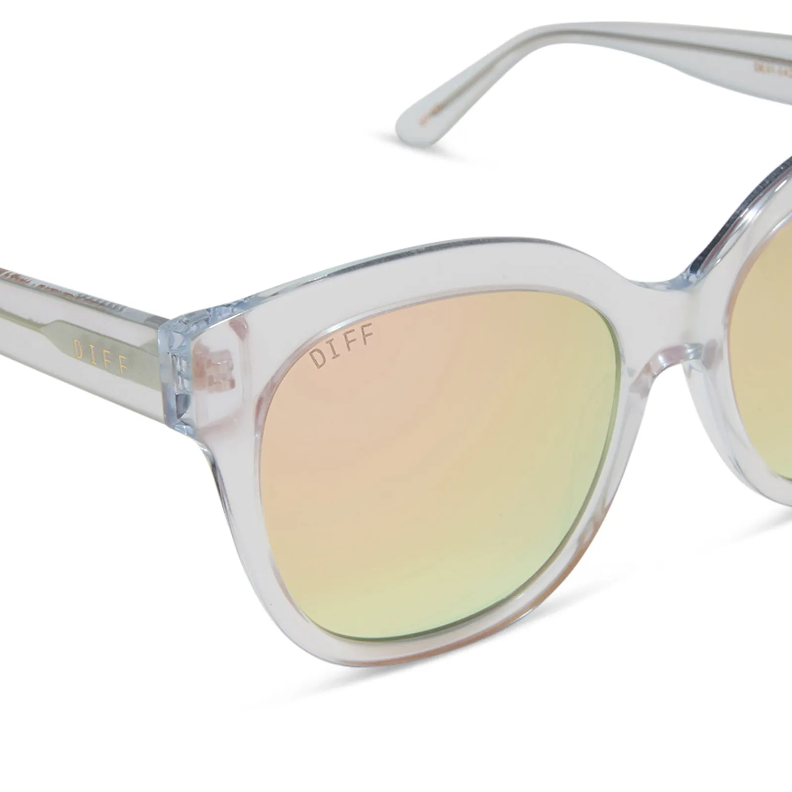 MAYA - OPALESCENT PINK   CHERRY BLOSSOM MIRROR SUNGLASSES
