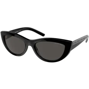 Michael Kors Women's Sunglasses - Black Plastic Frame Dark Grey Lens | 2160 300587
