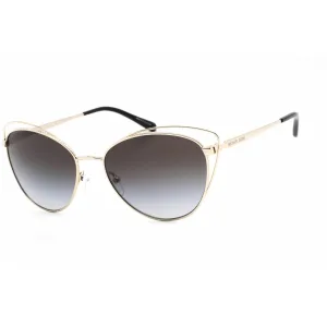 Michael Kors Women's Sunglasses - Full Rim Light Gold Metal Cat Eye | 0MK1117 10148G