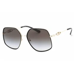 Michael Kors Women's Sunglasses - Light Gold/Black Square Frame | 0MK1127J 10148G